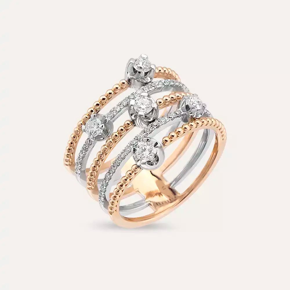 0.56 CT Diamond Band Ring