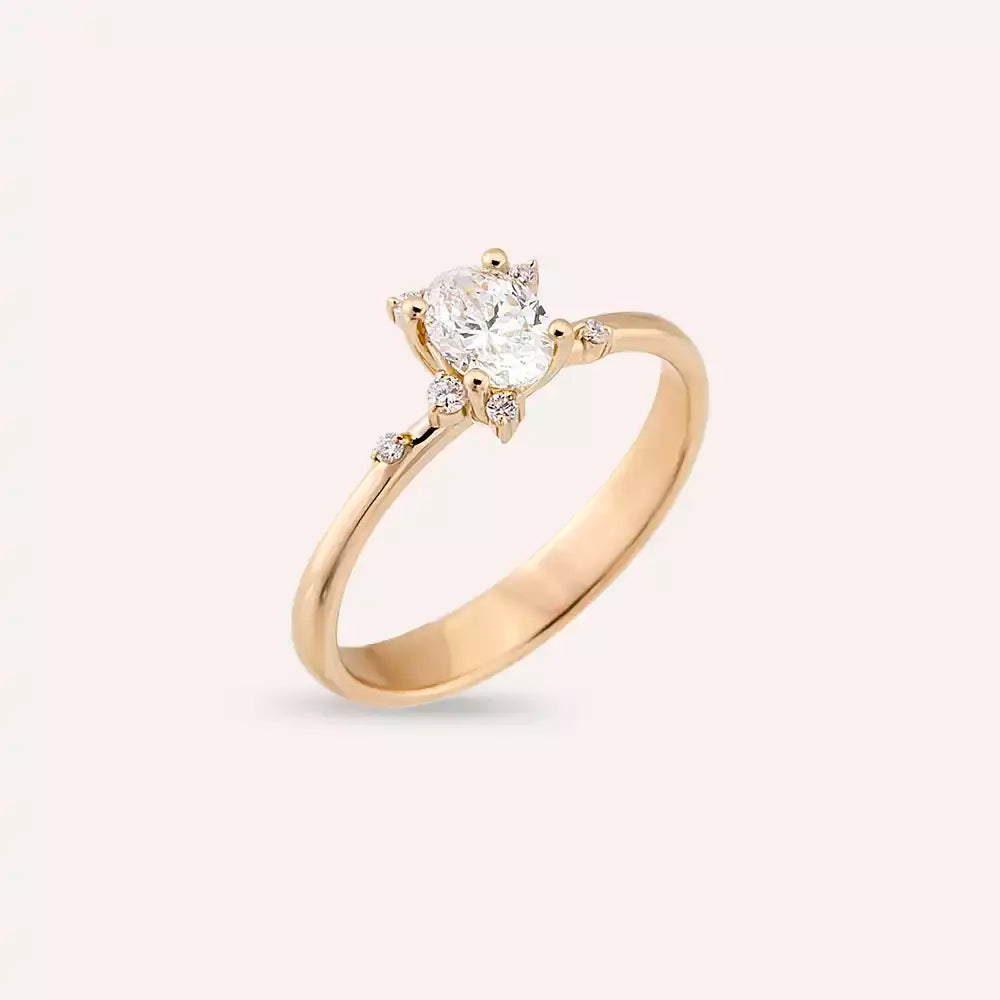 Lumina 0.57 CT Diamond Rose Gold Ring