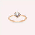 Dione 0.57 CT Diamond Rose Gold Ring