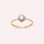 Dione 0.57 CT Diamond Rose Gold Ring