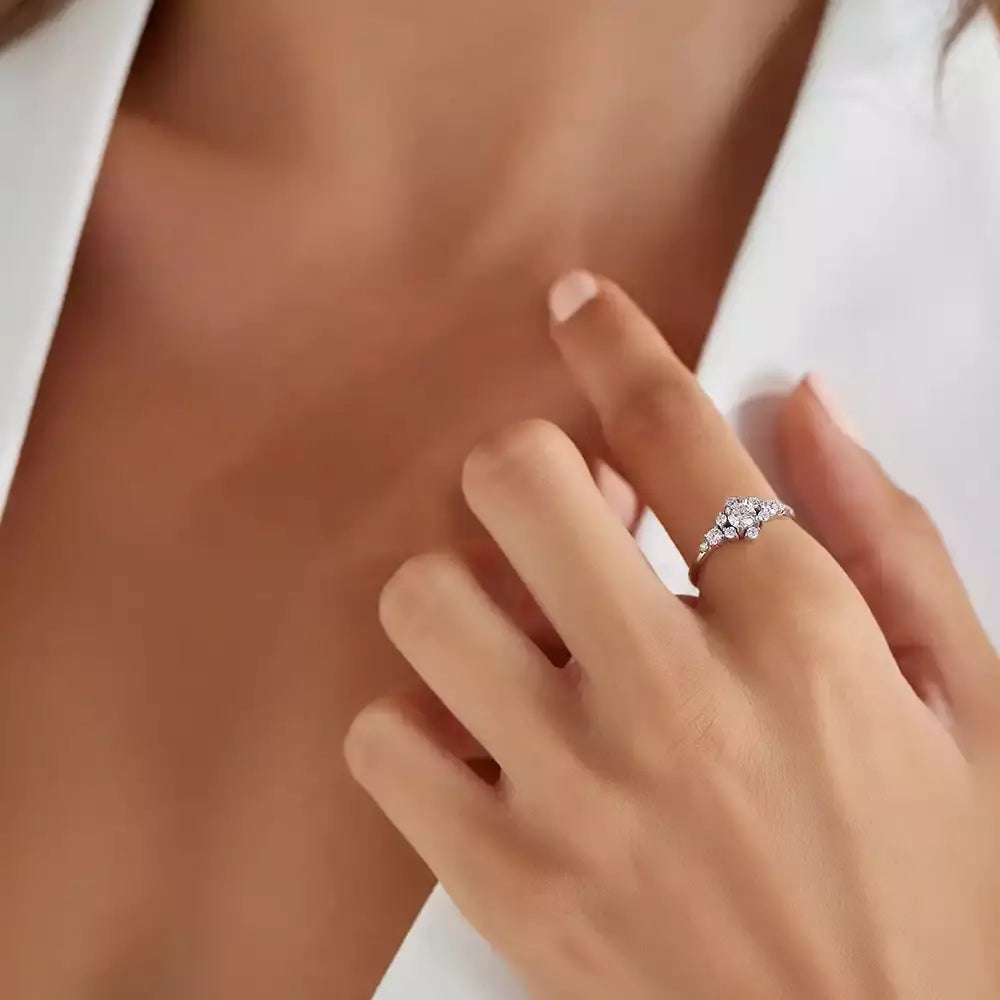 Adore 0.58 CT Diamond White Gold Ring