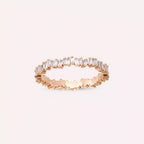 0.60 CT Baguette Diamond Full Eternity Ring in Rose Gold