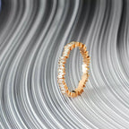 0.60 CT Baguette Diamond Full Eternity Ring in Rose Gold
