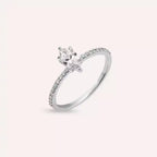 Celen 0.65 CT Marquis Cut Diamond White Gold Ring