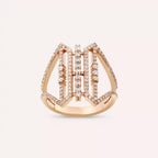 Monarch 0.69 CT Diamond Rose Gold Ring