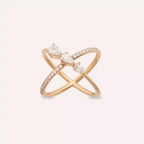 Lucent 0.79 CT Diamond Rose Gold Ring