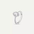 0.82 CT Marquise Cut Diamond White Gold Ring