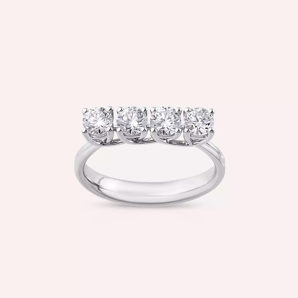 Regia 0.85 CT Pırlanta Taşlı Beyaz Altın Yüzük