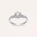 0.90 CT Diamond White Gold Ring