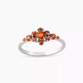 Adore 0.91 CT Orange Sapphire White Gold Ring