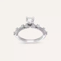 0.92 CT Diamond White Gold Ring