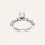 0.92 CT Diamond White Gold Ring