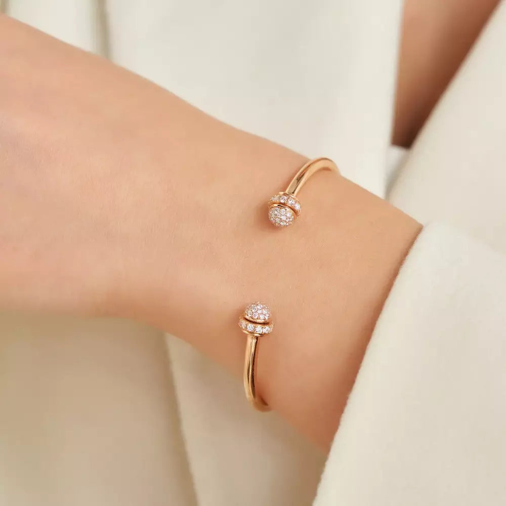 1.10 CT Diamond Rose Gold Bracelet