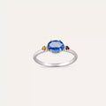 Swing 1.13 CT Multi-color Sapphire White Gold Ring