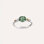 Fiver 1.19 CT Multicolor Sapphire and Diamond White Gold Ring