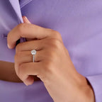 Aurora 1.20 CT Diamond White Gold Ring