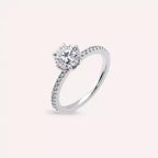 Aurora 1.20 CT Diamond White Gold Ring