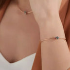 Cosmo 1.31 CT Diamond and Multicolor Sapphire Stone Bracelet