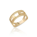 14K Gold Crunchy Ring