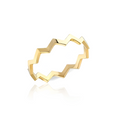 14K Gold Crispy Ring