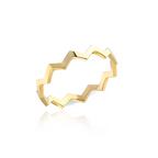 14K Gold Crispy Ring