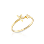 14K Gold Crunchy Ring