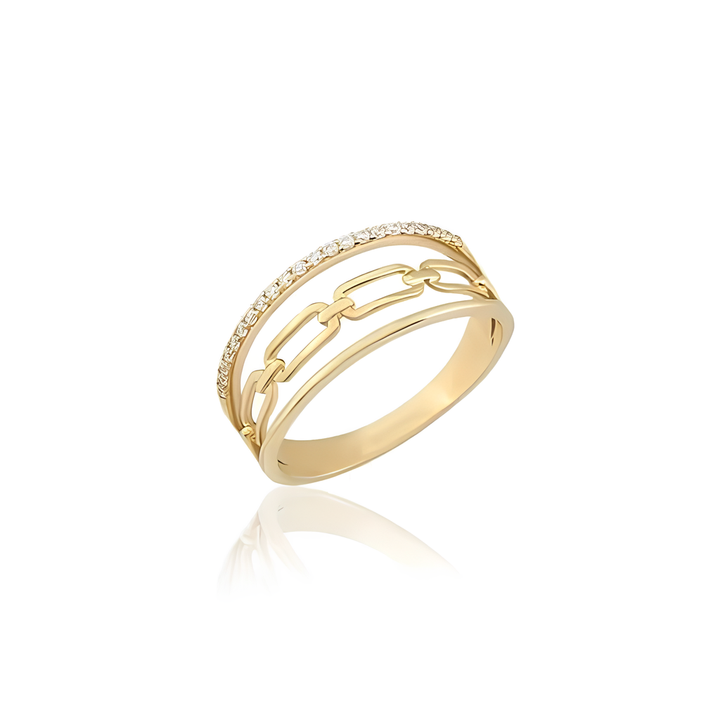 14K Gold Daphne Ring