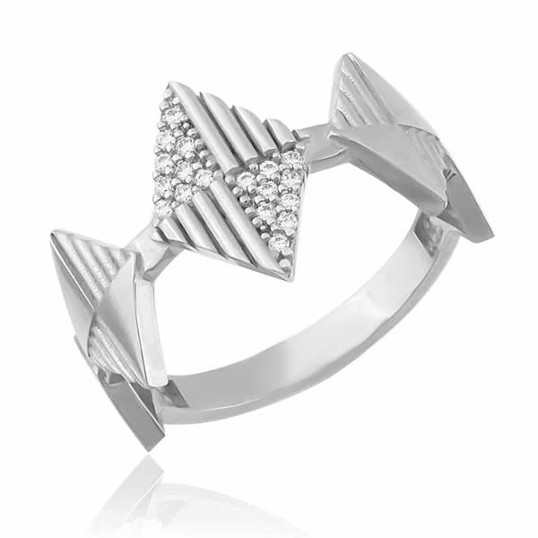 14K Gold Geometric Ring