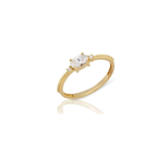 14K Gold Jasmine Ring