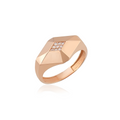 14K Gold Cubic Ring