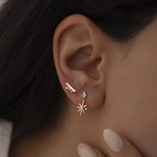 14 Ayar Altın Küpe