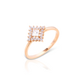 14K Rose Gold Dainty Ring