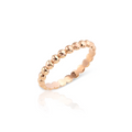 14K Rose Gold Crushed Ring