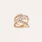 2.42 CT Oval and Pear Cut Diamond Ring