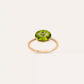 Verde 2.60 CT Peridot Taşlı Rose Altın Yüzük