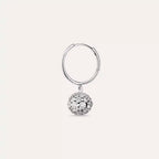 2.74 CT Diamond White Gold Ball Single Earring