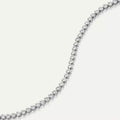 4.25 CT Pırlanta Taşlı Beyaz Altın Suyolu Bileklik