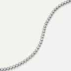 4.25 CT Pırlanta Taşlı Beyaz Altın Suyolu Bileklik