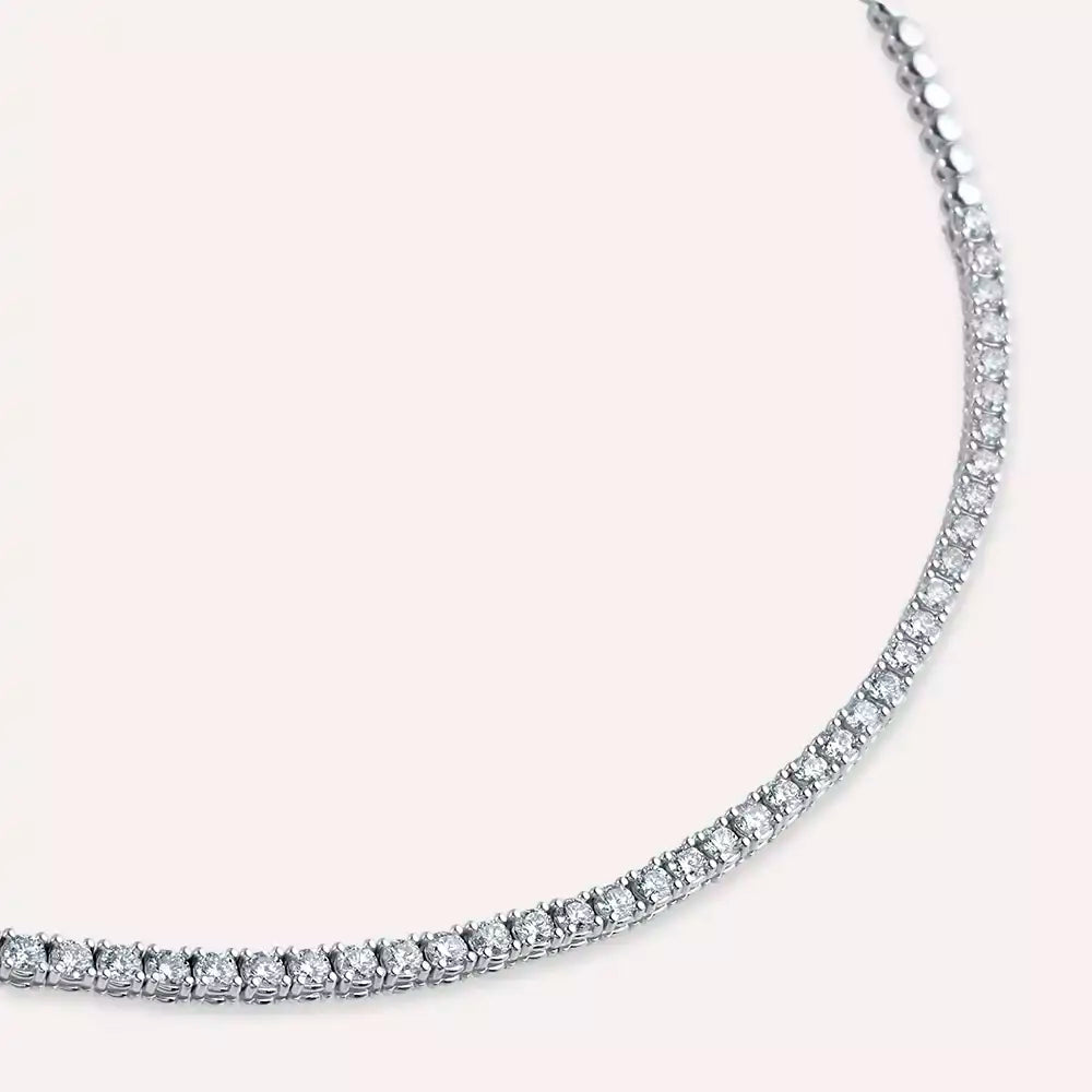 5.20 CT Pırlanta Taşlı Suyolu Gerdanlık