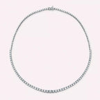 7.00 CT Pırlanta Taşlı Beyaz Altın Suyolu Gerdanlık