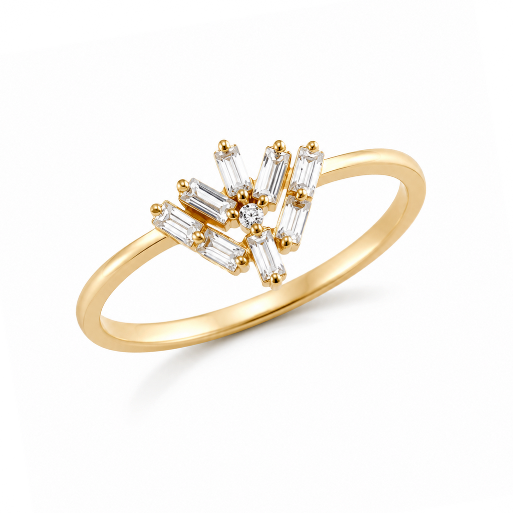 14K Gold Crunchy Ring