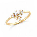 14K Gold Crunchy Ring