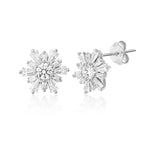 14K Gold Sun Earrings