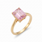 14K Gold-Tone Baguette Ring