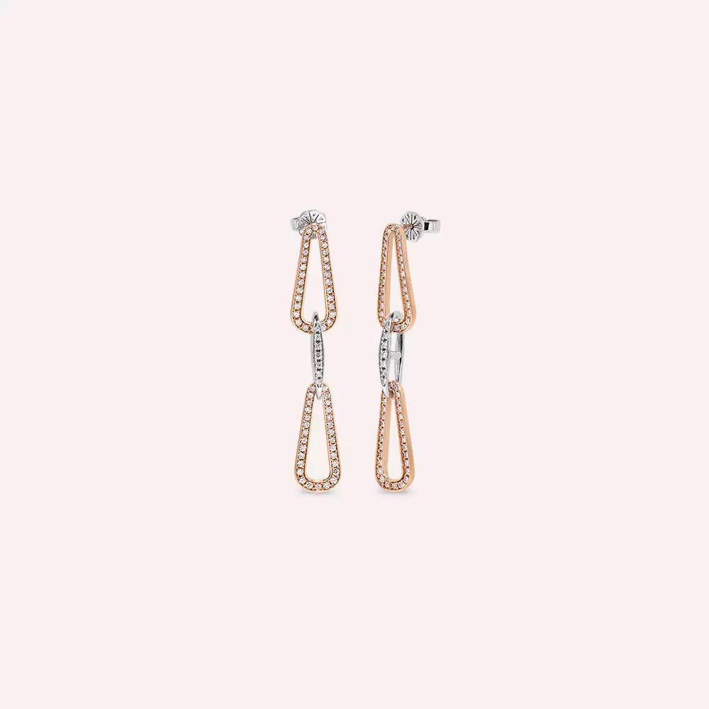 Node 0.88 CT Diamond Stud Earrings