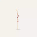 Staff Ruby and Diamond Stud Earrings