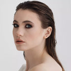 Staff Ruby and Diamond Stud Earrings