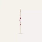 Staff Ruby and Diamond Stud Earrings