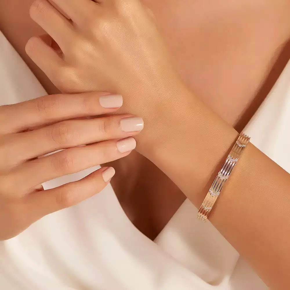 Alura Diamond Rose Gold Bracelet