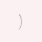 Alva Diamond White Gold Single Earring